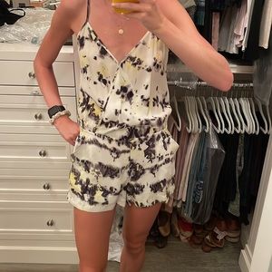 Parker 100% silk romper size XS